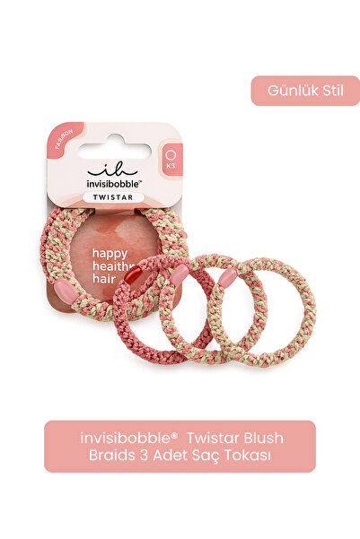 INVISIBOBBLE IB TWISTAR Blush Braids 3pcs-4063528079619