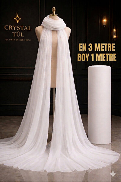 Genel Markalar Bohça Süsü, Nişan Bohça Süsü, Kapı Süsü Tülü, Doğum Günü Tülü 100x300cm, Bohça Süsleme Tülü