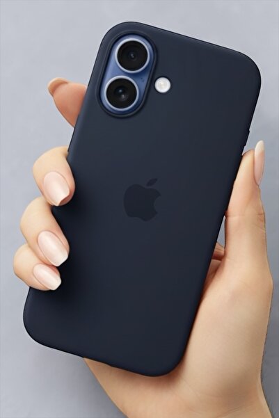 ProNorth Iphone 16 Uyumlu Kılıf Logolu Lansman Soft Yumuşak Içi Kadife Siliko...