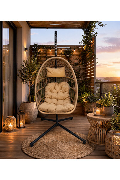 PiroPlay Scaun suspendat, balansoar, scaun tip ou 2025 pliabil