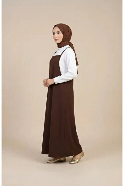 R ROCKBLACK Γυναικείο φόρεμα Gile σε καφέ απόχρωση με ρυθμιζόμενο λουράκι