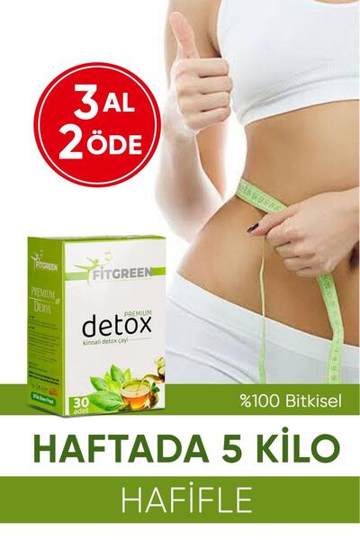 FİTGREEN Detox Çayı tok tutma FİT YAŞAM zayıflamak iştah kesici