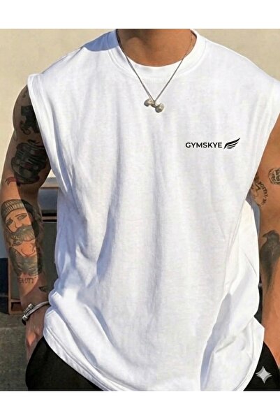 FAVORİST Μπλουζάκι SkyeGym με στάμπα και ανοιχτούς μανίκια, oversize