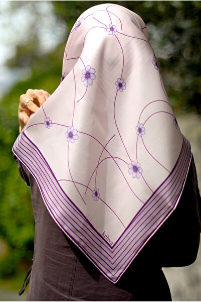 kehva %100 Dut İpeği Eşarp – 90x90 cm | Doğal Parlaklık ve Akışkan Duruş