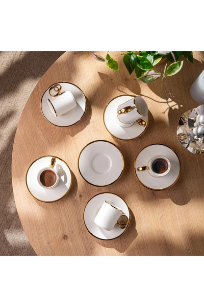 Emsan Wedding 90 ml Set of 6 Coffee Cups