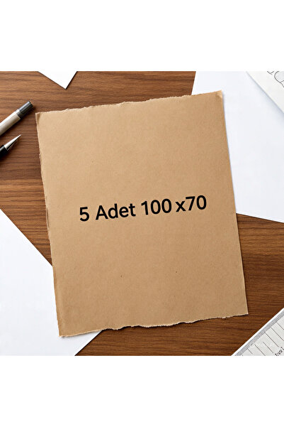 GEZMAT Kraft "5 Adet" 100x70 Cm Büyük Boy Kraft Kağıt Ambalaj Ve Çeyiz Paketleme Kağıdı