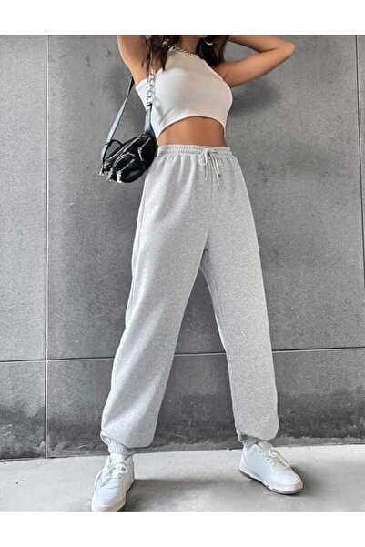 Verivay Φούτερ Jogger Sweatpants-Rubber Leg Φούτερ με ψηλή μέση
