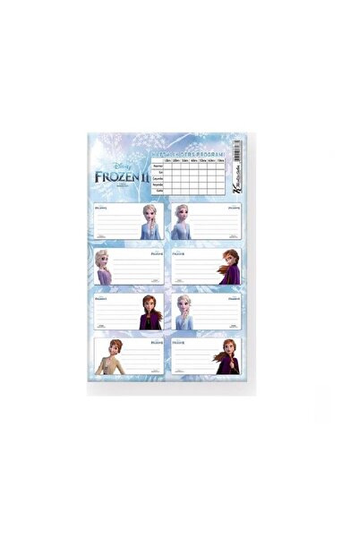 KESKİN COLOR Set de 3 autocolante Frozen II cu program de cursuri