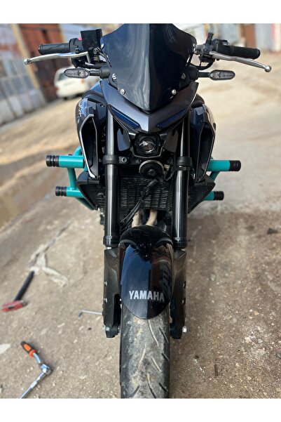 Yamaha MT 25 ÖZEL ÜRETİM 6 TAKOZLU AÇIK MAVİ ÖN KORUMA DEMİRİ