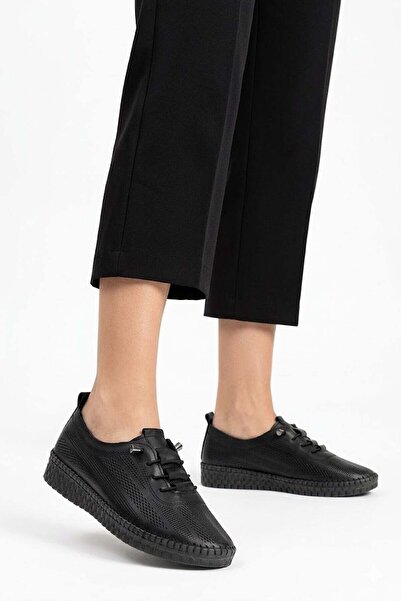 Beety 26BY143.3555 Γυναικεία παπούτσια casual από γνήσιο δέρμα Μαύρα