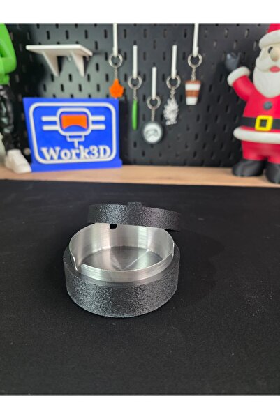 WORK3D Premium Kokusuz Küllük Kutusu – Metal Küllük Dahil, Sessiz & Şık Tasarım