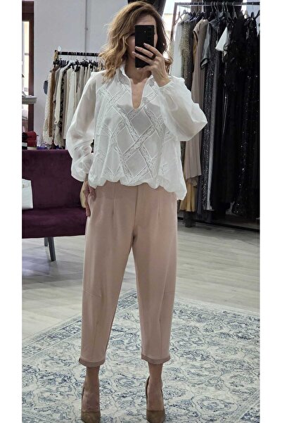 OEM Women’s Embroidered Peasant Blouse – Traditional Romanian Style Top, Boho...