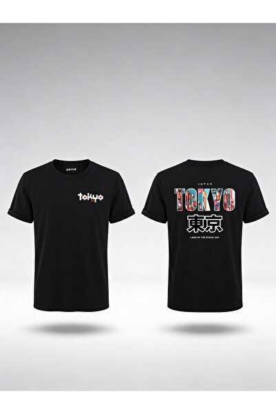 barsdepo Μπλουζάκι με στάμπα Τόκιο, Ποιότητα PREMIUM, Unisex για Παιδιά/Ενήλι...