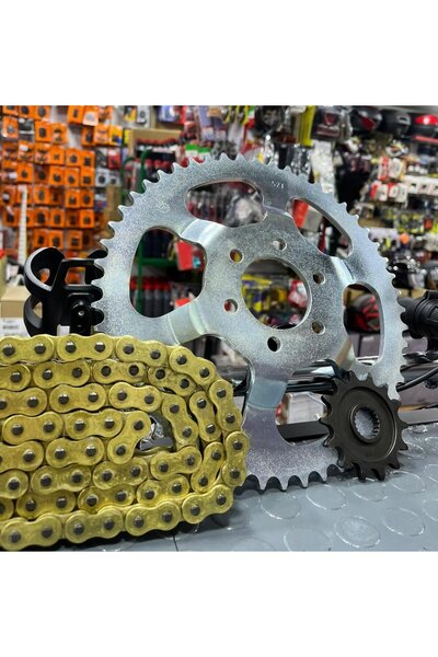 OrjinMotoPart Benelli Bn 250 -Trk 251 -Bn 251 Oringli Gold Zincir Dişli Takım...