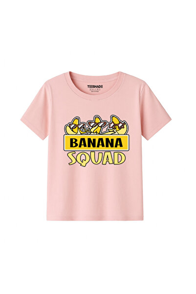 Yoo Street Banan Squad T-Shirt for Unisex Kids 100% Cotton, Multiple Colors –...
