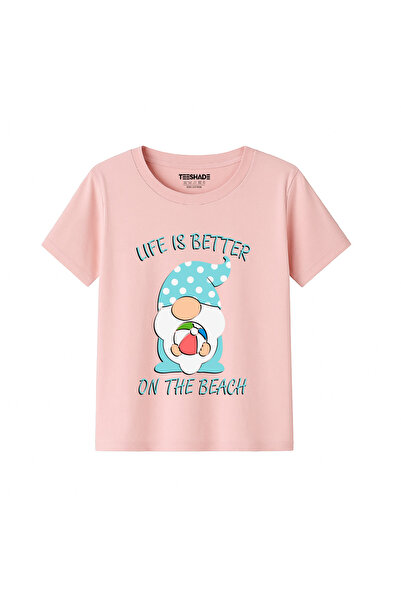 Yoo Street Life Is Better On The Beach T-Shirt for Unisex Kids 100% Cotton, M...