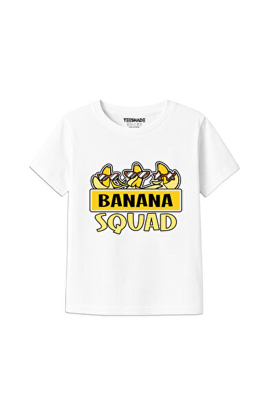Yoo Street Banan Squad T-Shirt for Unisex Kids 100% Cotton, Multiple Colors –...