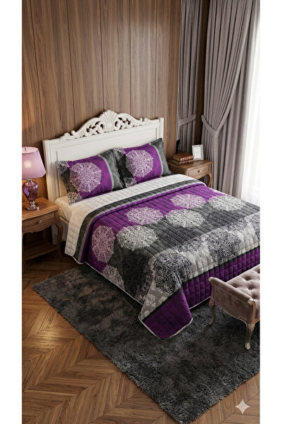 AYBERK HOME TEXTİLE Nature Four Seasons Quilted Double Duvet Cover Set