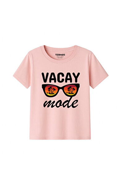 Yoo Street Vacay Mode On T-Shirt for Unisex Kids 100% Cotton, Multiple Colors...