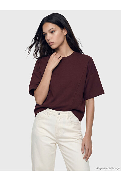 LC Waikiki Two Mt Shop Quality Oval Collar Women's T-Shirt