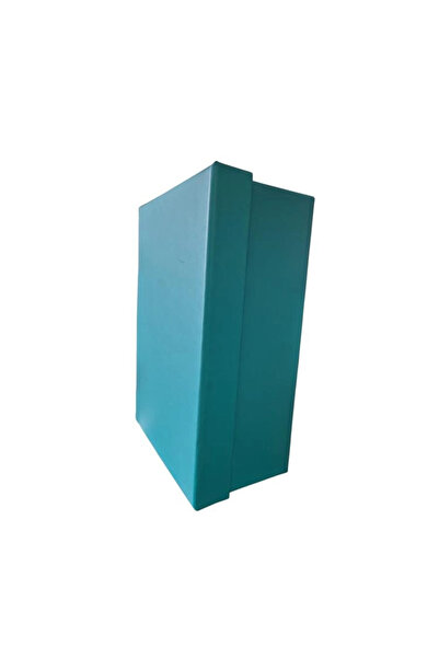 Pin NO:4 TURKUAZ DİKDÖRTGEN HEDİYE KUTUSU 24,7x18x10,2 - TEKLİ
