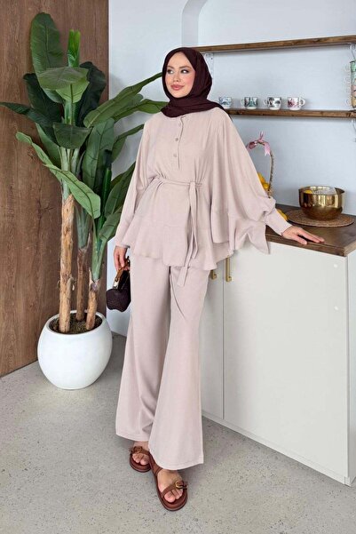 Hazamoda Σετ με βολάν Halef Fırfırlı Βιζόν