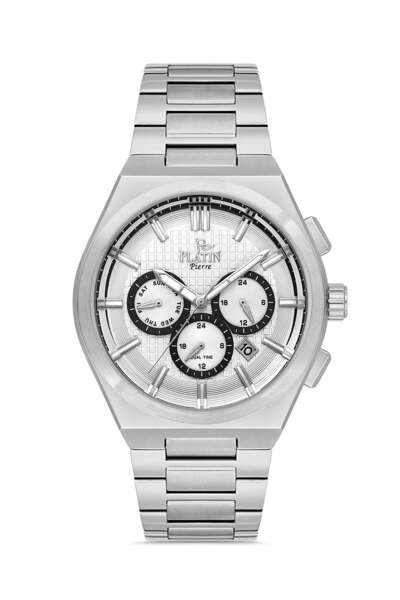 Platin Pierre Hds-1229Ga-A1 Steel Cord Functions Active Men's Wristwatch