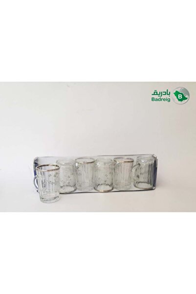 badreig فنجان احمد موارق فضي 6 حبة