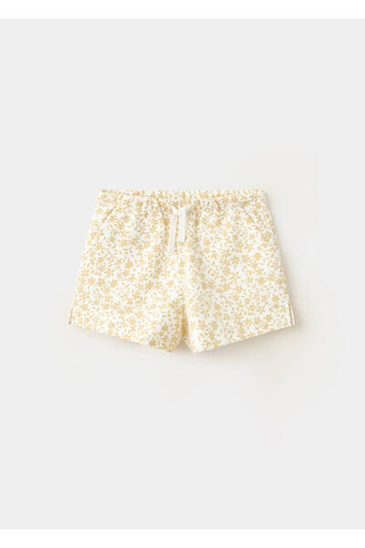 MANGO Baby Çiçek desenli şort