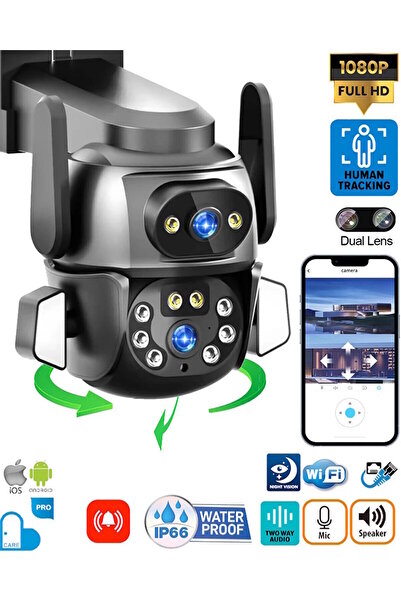 Midcom HİNA Dual Lens 360° Hareketli WiFi Ip Güvenlik Kamerası (CareCamPro) Uygulama