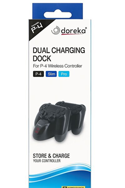 Doreka PS4 DualSense Şarj İstasyonu Playstation 4 Uyumlu Charging Station - T...