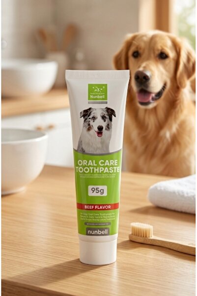 Nunbell Et Aromalı Köpek Diş Macunu 95 gr - 2 Adet Avantajlı Set