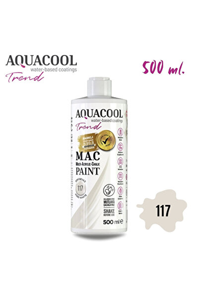 ofisturka Aquacool Multi Akrilik Boya 500ml 117 Eski Beyaz