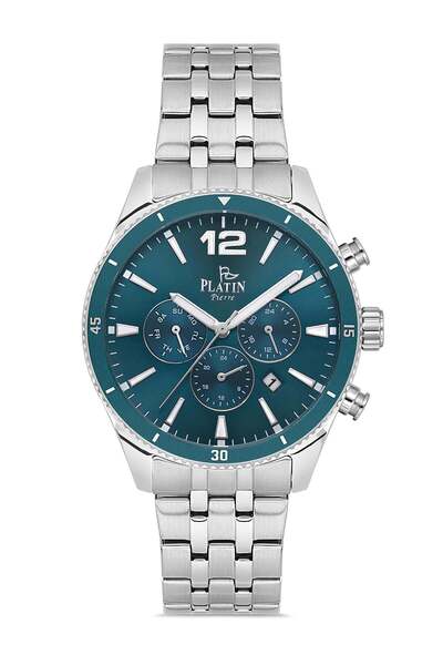 Platin Pierre Hds-1205Ga-A3A Steel Cord Functions Active Men's Wristwatch