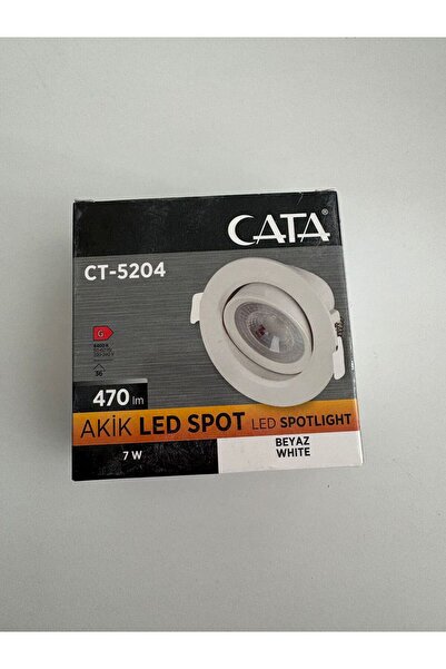 Cata CT-5204 7W 470LM BEYAZ İŞİK AKİK LED SPOT 1 ADET
