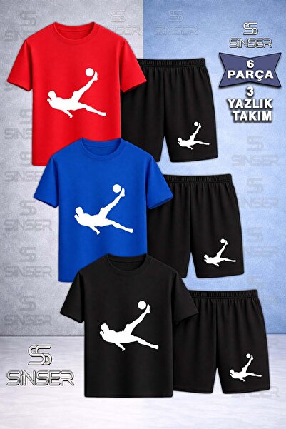 SS SİNSER Παιδικό ROVASATA ADAM WHITE Μπλουζάκι 3 τεμαχίων με ειδική στάμπα μ...