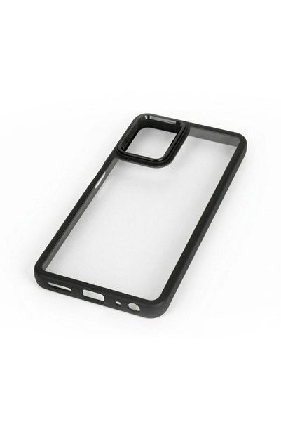 CEPSTOK Redmi Note 10 Pro Case Transparent Hard Silicone Cover with Colored Edges and Camera Detail