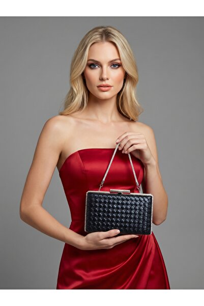 Biçanta Μαύρο Χρώμα Ασημί Πέτρα Κεντημένο Χειροποίητο Δερμάτινο Ειδική Σειρά ...