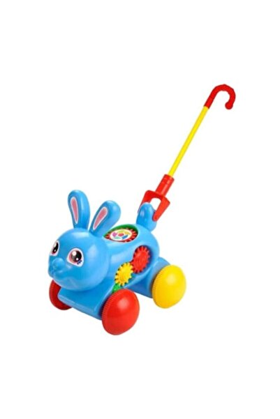 MASHASHOP Jucărie de tras, MASHASHOP, Iepuraș, Albastru/Multicolor, 20cm, 54.5cm