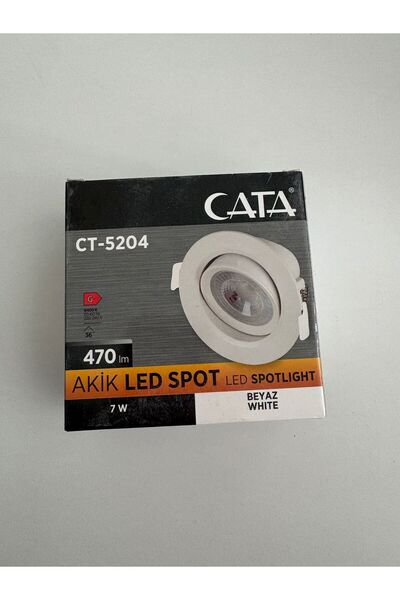 Cata CT-5204 7W 470LM BEYAZ İŞİK AKİK LED SPOT 10 ADET