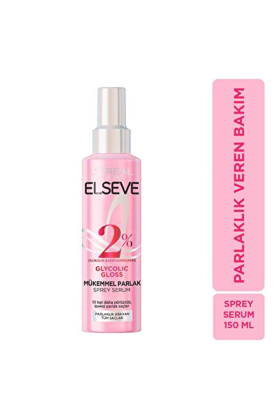L'Oreal Paris Elseve Glycolic Gloss Mükemmel Parlaklık Veren Saç Bakım Sprey ...