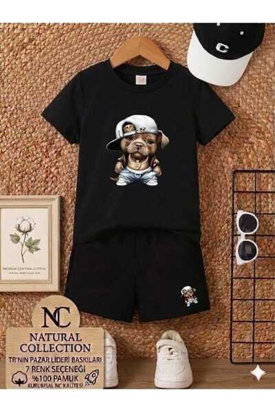 Nice Clothes ΚΑΛΟΚΑΙΡΙΝΟ ΠΑΙΔΙΚΟ ΣΕΤ ΜΠΛΟΥΖΑΚΙ-ΣΟΡΤΣ ΟΥΝΙΣΕΞ (ΣΧΕΔΙΟ ΣΚΥΛΟΥ Μ...