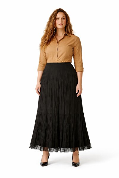 BAGLAN Γυναικεία μακριά ελαστική φούστα 5 τεμαχίων BGL-ST05419