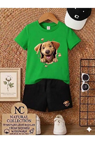 Nice Clothes ΚΑΛΟΚΑΙΡΙΝΟ ΠΑΙΔΙΚΟ ΣΕΤ ΜΠΛΟΥΖΑΚΙ-ΣΟΡΤΣ ΟΥΝΙΣΕΞ (ΣΤΑΜΠΑ ΣΚΥΛΟΥ Α...