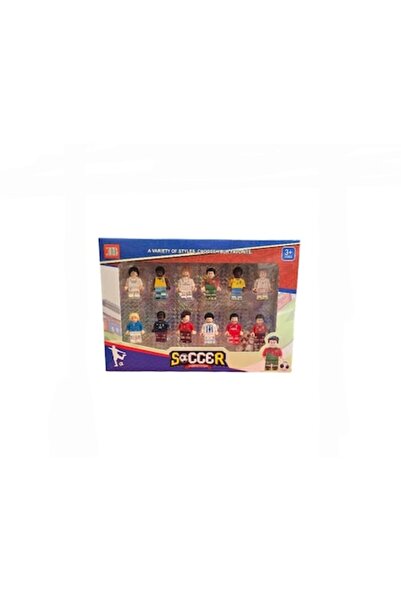 MASHASHOP Set de 12 figurine de fotbalisti