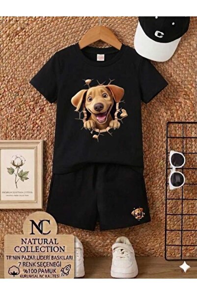 Nice Clothes ΚΑΛΟΚΑΙΡΙΝΟ ΠΑΙΔΙΚΟ ΣΕΤ ΜΠΛΟΥΖΑΚΙ-ΣΟΡΤΣ ΟΥΝΙΣΕΞ (ΣΤΑΜΠΑ ΣΚΥΛΟΥ Α...