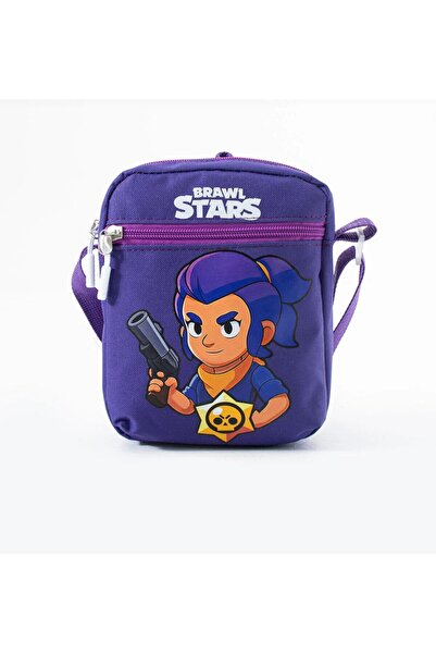 Chocuk حقيبة كتف للأطفال من Brawl Stars Shelly – 3 أقسام – قماش مقاوم للماء (...