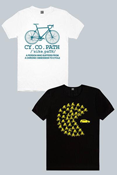 ROCKANDROLL Bicycle Patient White, Bicycle Game Πακέτο 2 Γυναικείων Μπλουζών Eco