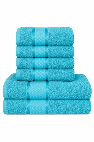 OEM Σετ 6 πετσετών μπάνιου, 100% βαμβάκι, 400γρ/τμ, 50x90εκ/ 70x140εκ