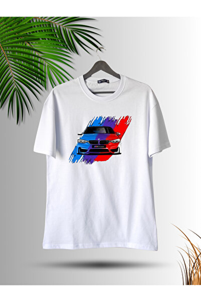 dafri Mpower Car Printed Crew Neck Quality Cotton T-Shirt